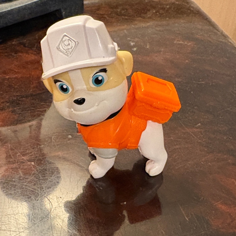 Paw Patrol Rubble and crew aunt Crane bulldog. Hard to find.